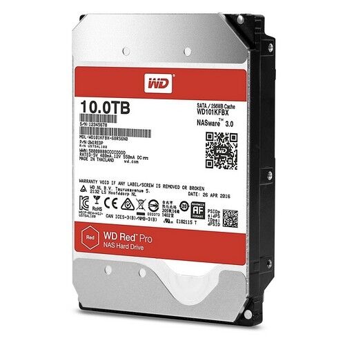 Western Digital Red 10TB NAS 7200 RPM HDD