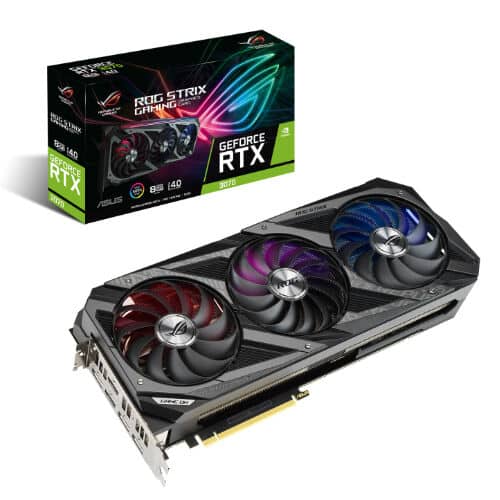 Asus - GeForce RTX 3070 ROG Strix - 8GB GDDR6 - Gaming Graphic Card