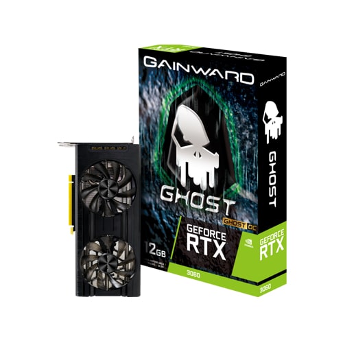 Gainward - RTX 3060 Ghost OC - 12GB GDDR6 - Gaming Graphics Card