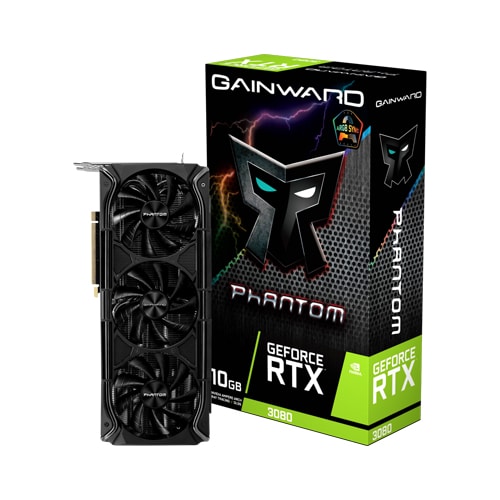 Gainward - RTX 3080 Phantom+ - 10GB GDDR6X - Gaming Graphics Card