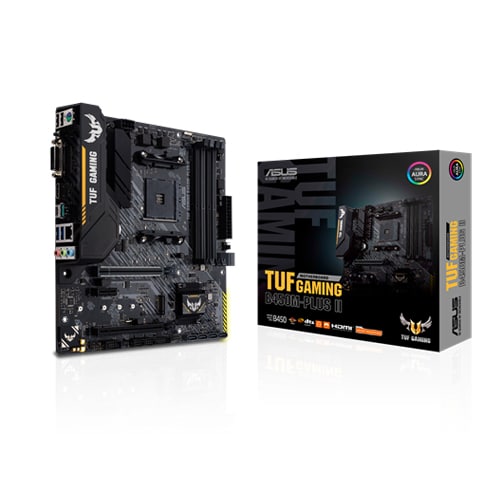 Asus TUF B450M-PLUS II Gaming AMD AM4 Micro-ATX Motherboard