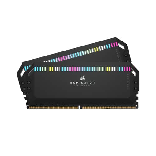 Corsair Dominator Platinum RGB 32GB (2x16GB) 5200MHz DDR5 RAM - Black
