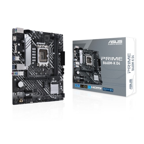 Asus PRIME-K D4 B660 LGA 1700 Micro-ATX Motherboard
