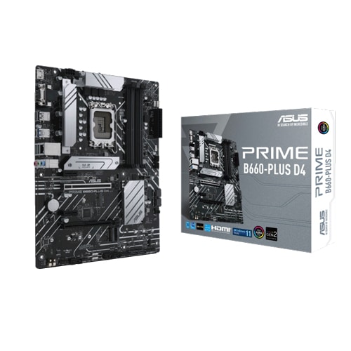 Asus Prime B660-PLUS D4 LGA 1700 ATX Motherboard