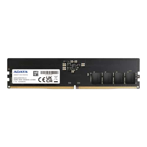 ADATA 16GB 4800MHz DDR5 RAM - Black