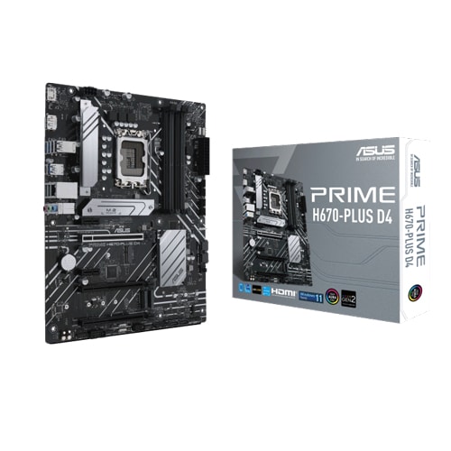 Asus Prime H670-PLUS D4 LGA 1700 ATX Motherboard