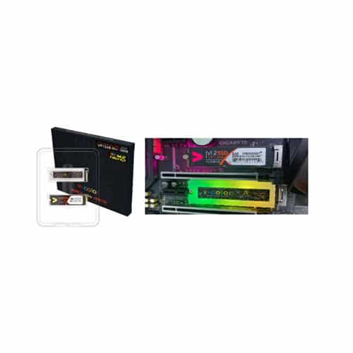 V-Color SSD Kit M.2 PCIe RGB 500GB + Dummy RGB Filler
