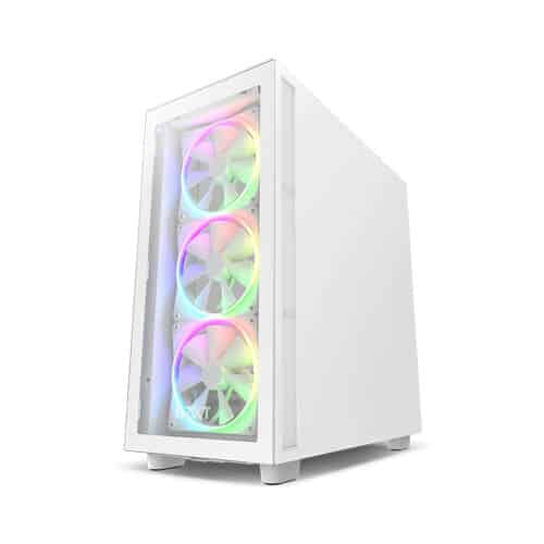 NZXT H7 Elite V1 ATX Mid Tower Gaming Case - White