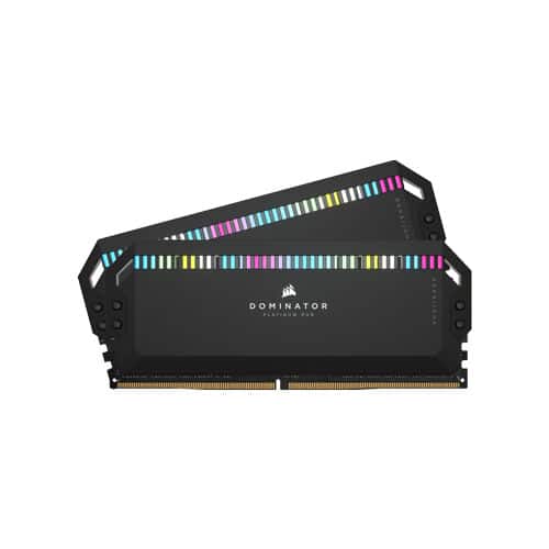 Corsair Dominator Platinum RGB 64GB (2x32GB) 5200MHz DDR5 RAM - Black