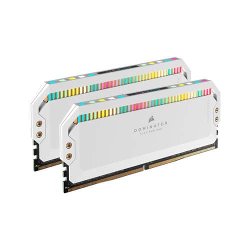Corsair Dominator Platinum RGB 64GB (2x32GB) 5200MHz DDR5 RAM - White