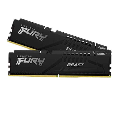 Kingston Fury Beast 32GB RAM (2x16GB) 5600MHz DDR5 RAM - Black