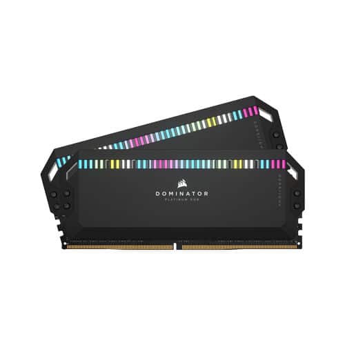 Corsair Dominator Platinum RGB 32GB (2x16GB) 5600MHz C36 DDR5 RAM - Black