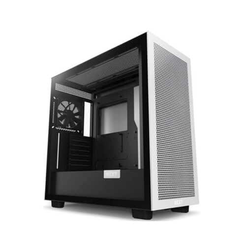 NZXT H7 Flow ATX Mid Tower Gaming Case - Black/White