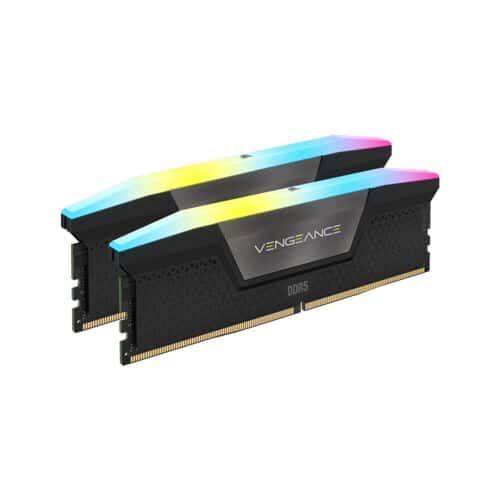 Corsair Vengeance RGB 32GB (2x16GB) 5200MHz DDR5 RAM - Black