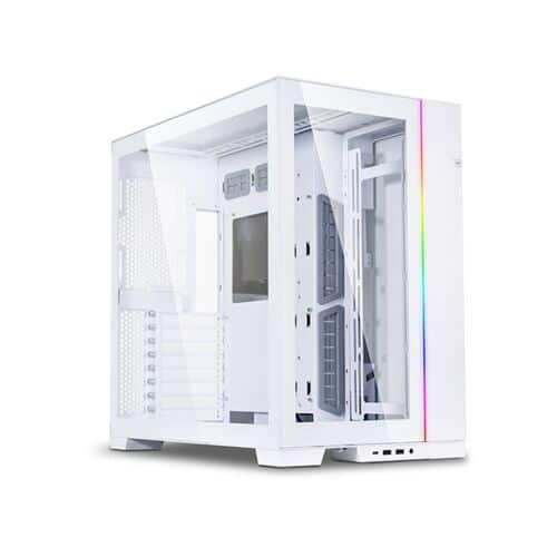 Lian Li O11 Dynamic Evo E-ATX Tempered Glass Case - White