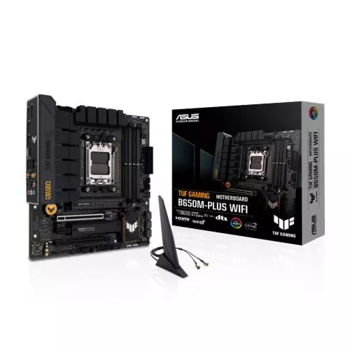 Asus TUF Gaming B650M-Plus AM5 WiFi DDR5 Micro-ATX Motherboard