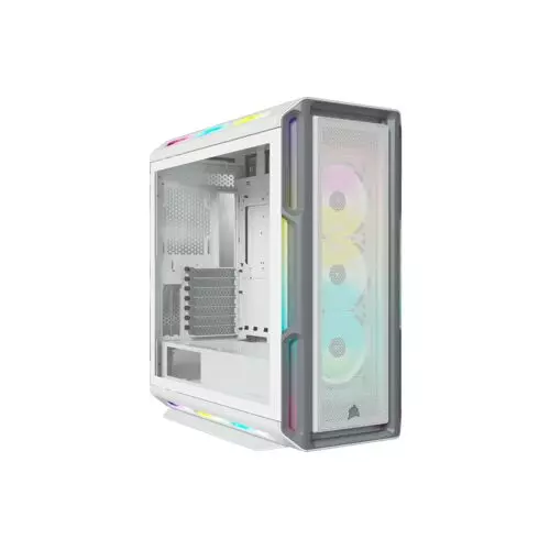 Corsair ICUE 5000T RGB Tempered Glass Mid-Tower Smart Case - White