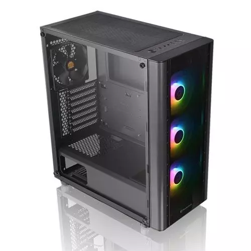 Thermaltake V250 TG ARGB Mid-Tower Computer Case - Black
