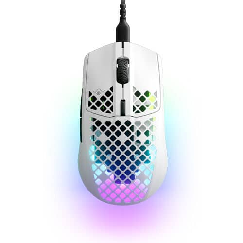 SteelSeries - Aerox 3 (2022) - Optical - Wired - Gaming Mouse - Snow