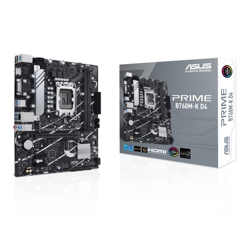 Asus Prime B760M-K D4 LGA 1700 ATX Motherboard