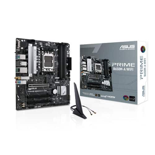 Asus PRIME B650M-A WiFi AMD AM5 DDR5 Micro-ATX Motherboard