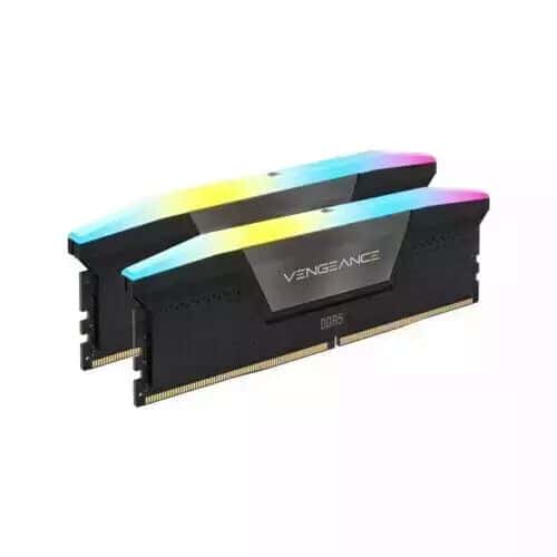 Corsair Vengeance RGB 32GB (2x16GB) 6000MHz C40 DDR5 RAM - Black