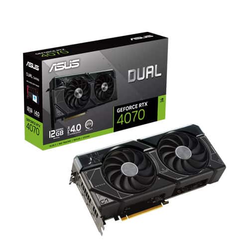 Asus - Dual GeForce RTX 4070 - 12GB GDDR6X - Gaming Graphics Card
