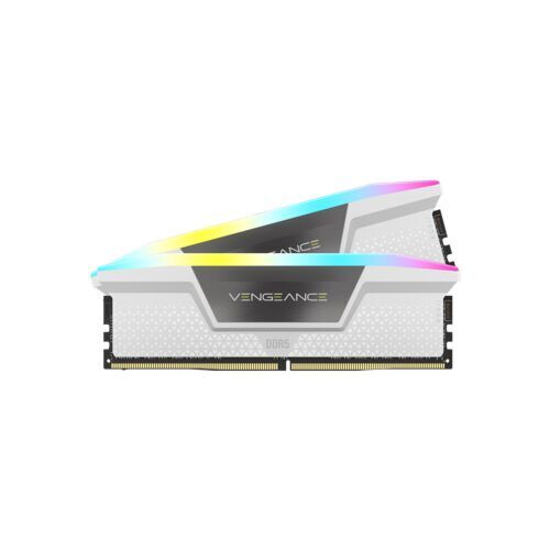 Corsair Vengeance RGB 32GB (2x16GB) 6000MHz CL40 DDR5 RAM - White