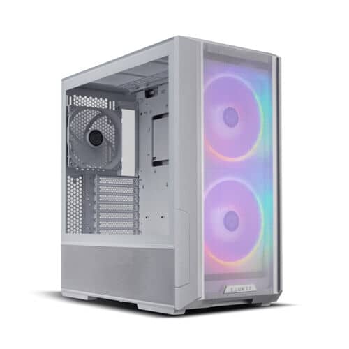 Lian Li Lancool 216 RGB Tempered Glass Mid-Tower Gaming Case - White