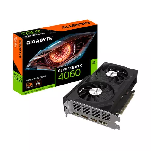 Gigabyte - GeForce RTX 4060 WindForce OC - 8GB GDDR6 - Gaming Graphics Card