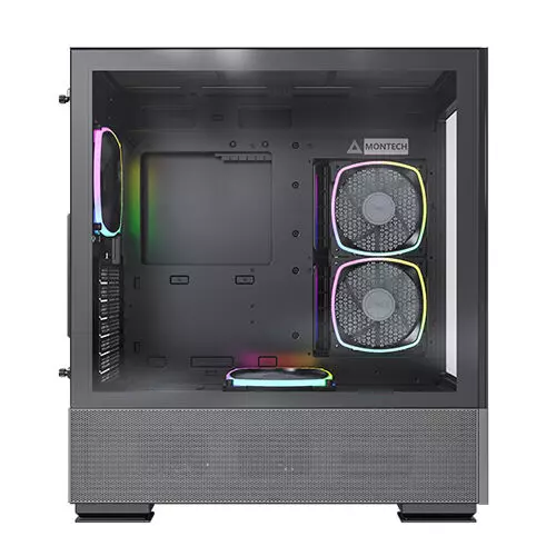 Montech Sky Two Mid-Tower ATX Gaming Case - Black
