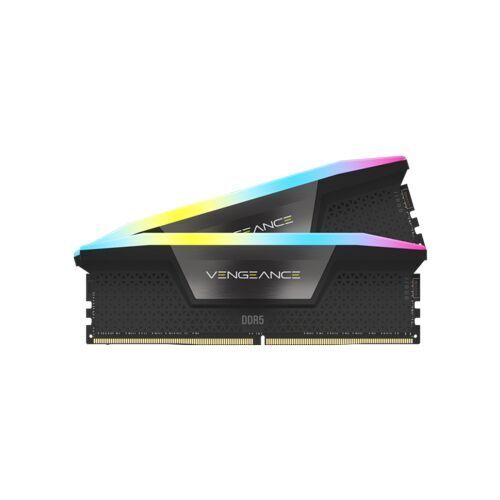 Corsair Vengeance RGB 64GB (2x32GB) DDR5 6600MHz C32 RAM - Black