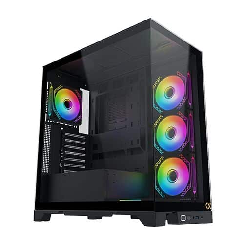 Xigmatek Endorphin Ultra TG RGB Mid-Tower ATX Gaming Case - Black