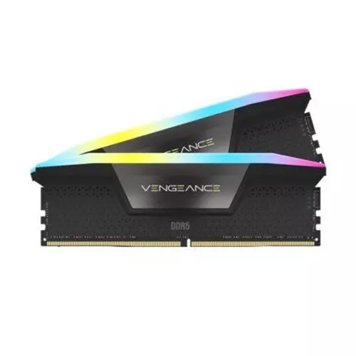 Corsair Vengeance RGB 32GB (2x16GB) DDR5 DRAM 5600MHz C36 RAM - Black