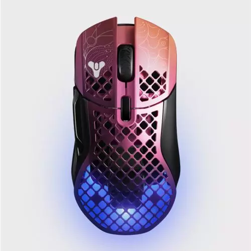 SteelSeries Aerox 5 Destiny 2 LightFall Edition Wireless Gaming Mouse - Cosmic Purple