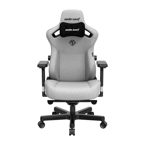 AndaSeat Kaiser 3 Series Premium Gaming Chair XL Size Linen Fabric - Ash Gray