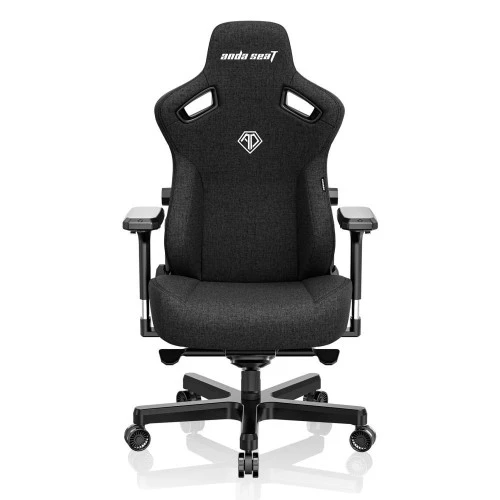 AndaSeat Kaiser 3 Series Premium XL Size Linen Fabric Gaming Chair - Carbon Black
