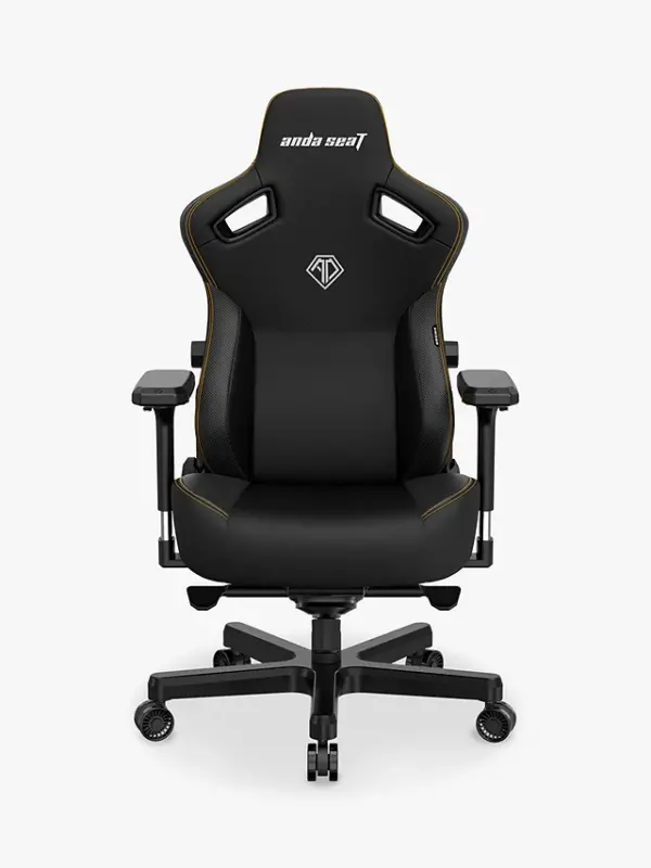 AndaSeat Kaiser 3 Series Premium XL Size PVC Leather Gaming Chair - ELEGANT BLACK