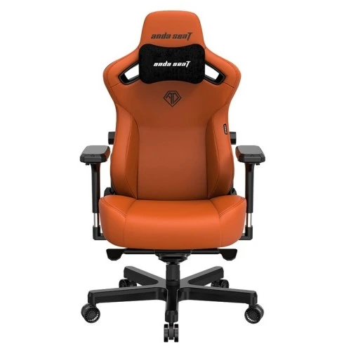 AndaSeat Kaiser 3 Series Premium XL Size PVC Leather Gaming Chair - Blaze Orange