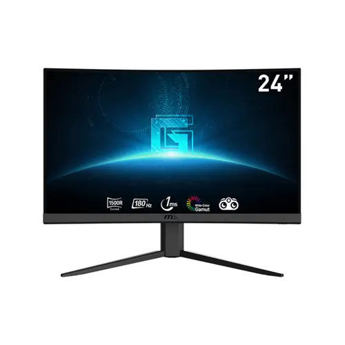 MSI G24C4 E2 24-inch 180Hz FHD Curved Gaming Monitor | 9S6-3BA01T-069
