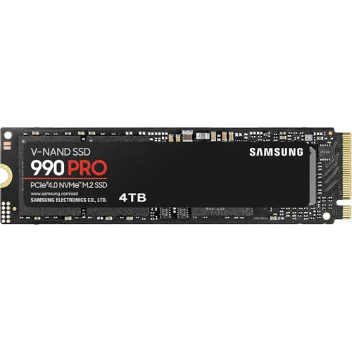 SAMSUNG 990 PRO Series 4TB PCIe Gen4. X4 NVMe 2.0c M.2 Internal SSD | MZ-V9P4T0B/AM