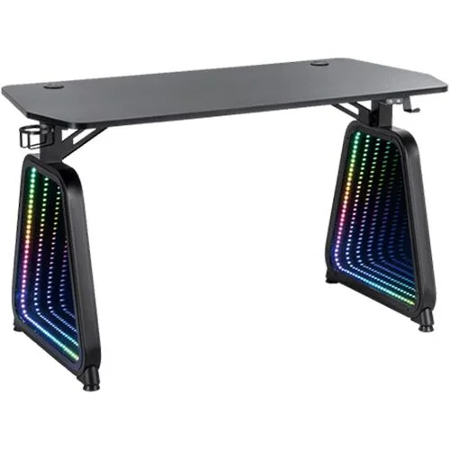 Twisted Minds RGB INFINITY Glass Legs (120*60*75 cm) Gaming Desk | TM-GMD12-D1
