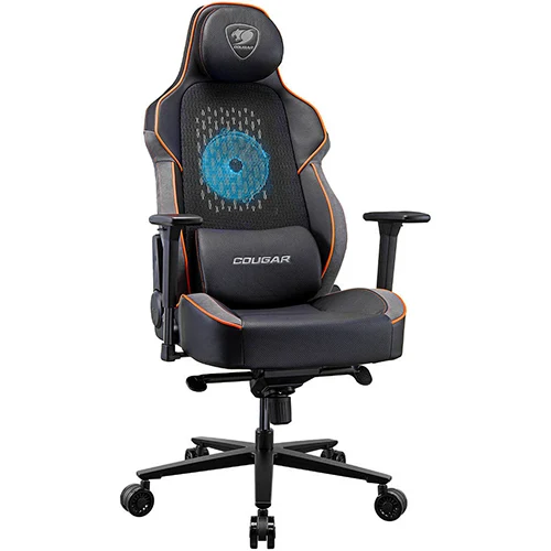 Cougar NxSys Aero PVC Leather Gaming Chair - Black\Orange
