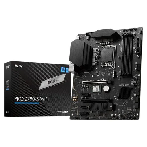 MSI PRO Z790-S WIFI DDR5 LGA 1700 ATX Motherboard - Black