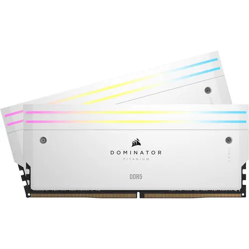 Corsair Dominator Titanium 32GB (2x16GB) 6000MHz DDR5 RAM - White