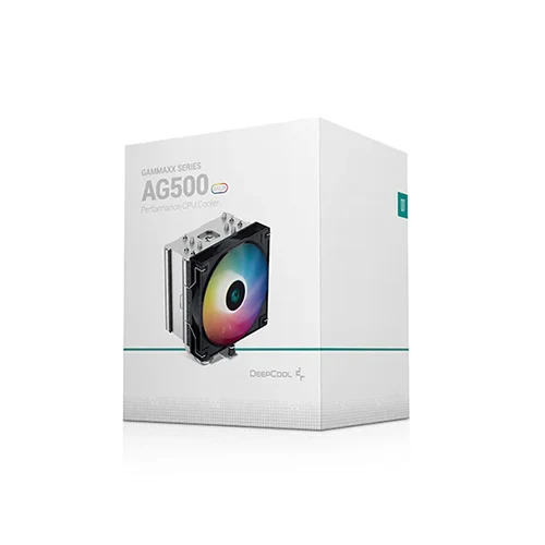 DeepCool AG500 ARGB CPU Fan Cooler – Black | R-AG500-BKANMN-G