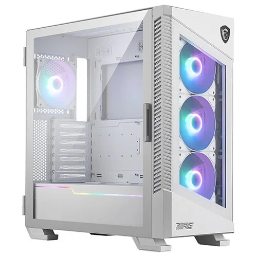 Msi MPG VELOX 100R Mid-Tower ATX Tempered Glass Case - White