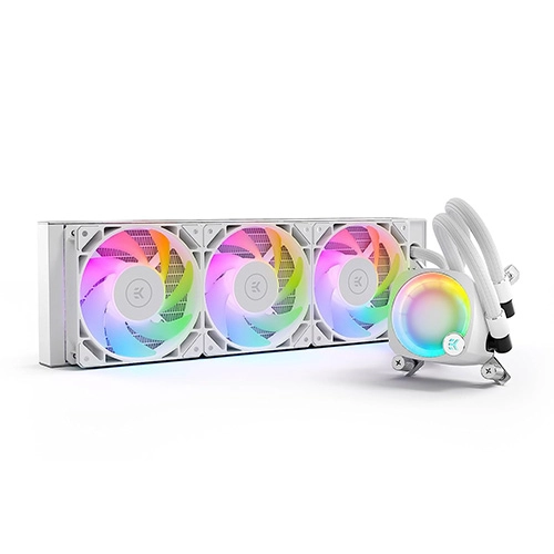 EK-Nucleus AIO CR360 Lux D-RGB Liquid Cooler - White | 3831109897850