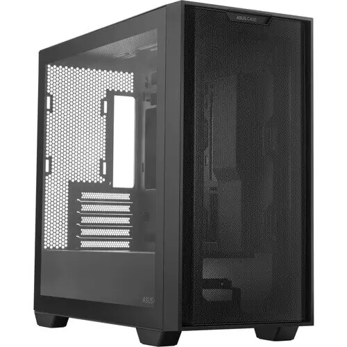 Asus A21 M-ATX Mid-Tower Gaming Case - Black