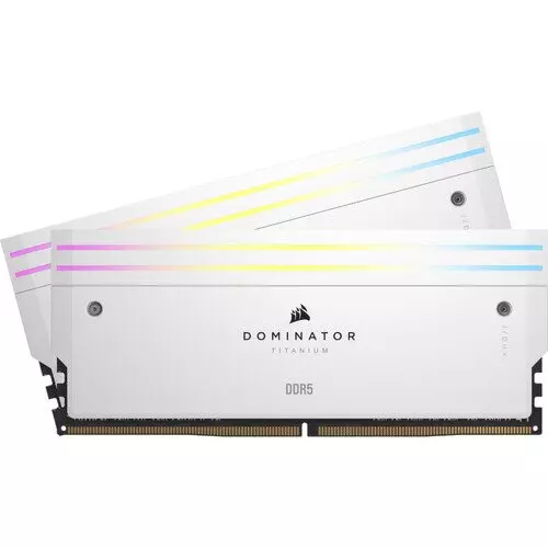 Corsair Dominator Titanium RGB 96GB (2x48GB) DDR5 RAM - White